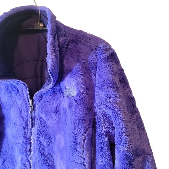 The North Face Jacket Sz M Reversible Insulated Cold Weather Two Tone Blue - Picture 6 of 10